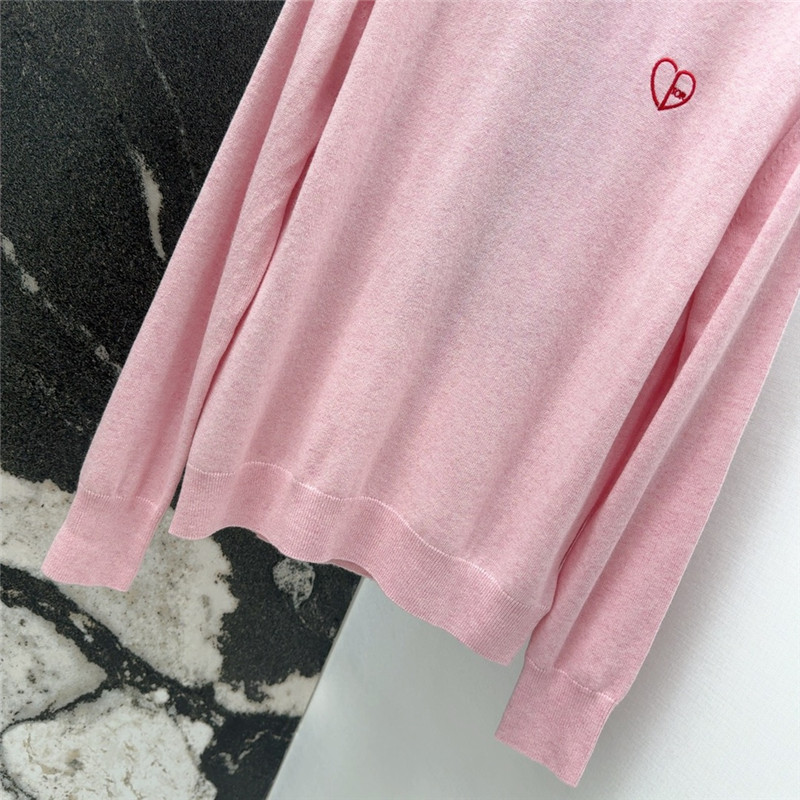 D10r pink pullover sweater replica d&g clothing