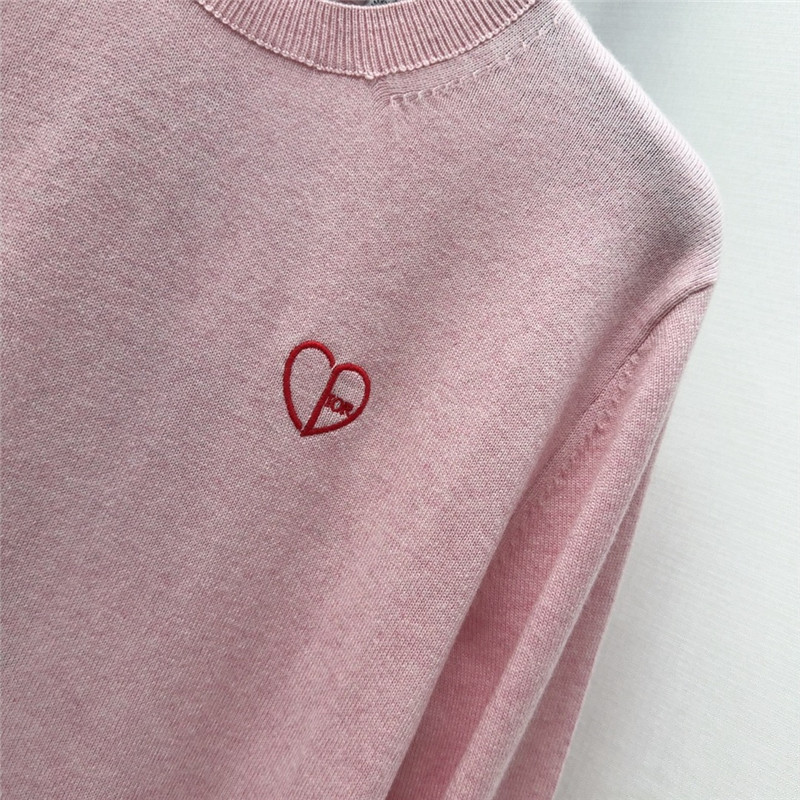 D10r pink pullover sweater replica d&g clothing