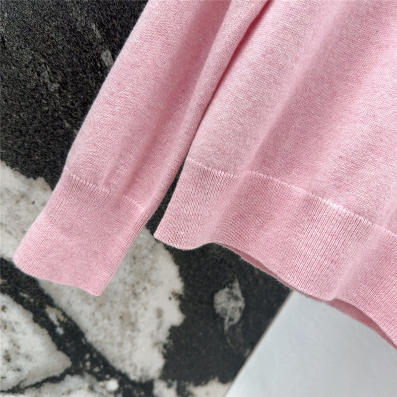 D10r pink pullover sweater replica d&g clothing