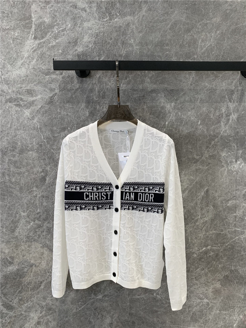 D10r single breasted knitted cardigan replica clothes