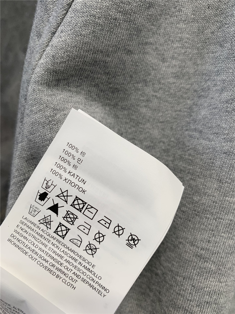 Pra*a round neck long sleeve sweatshirt replica clothing