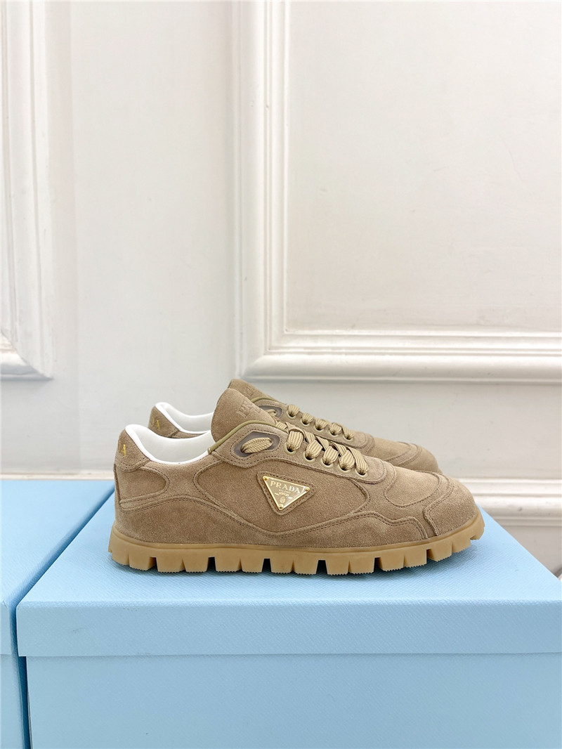 Pra*a faded suede sneakers