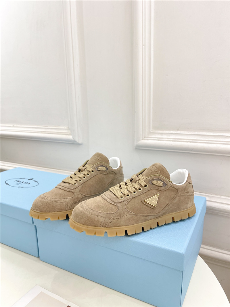 Pra*a faded suede sneakers