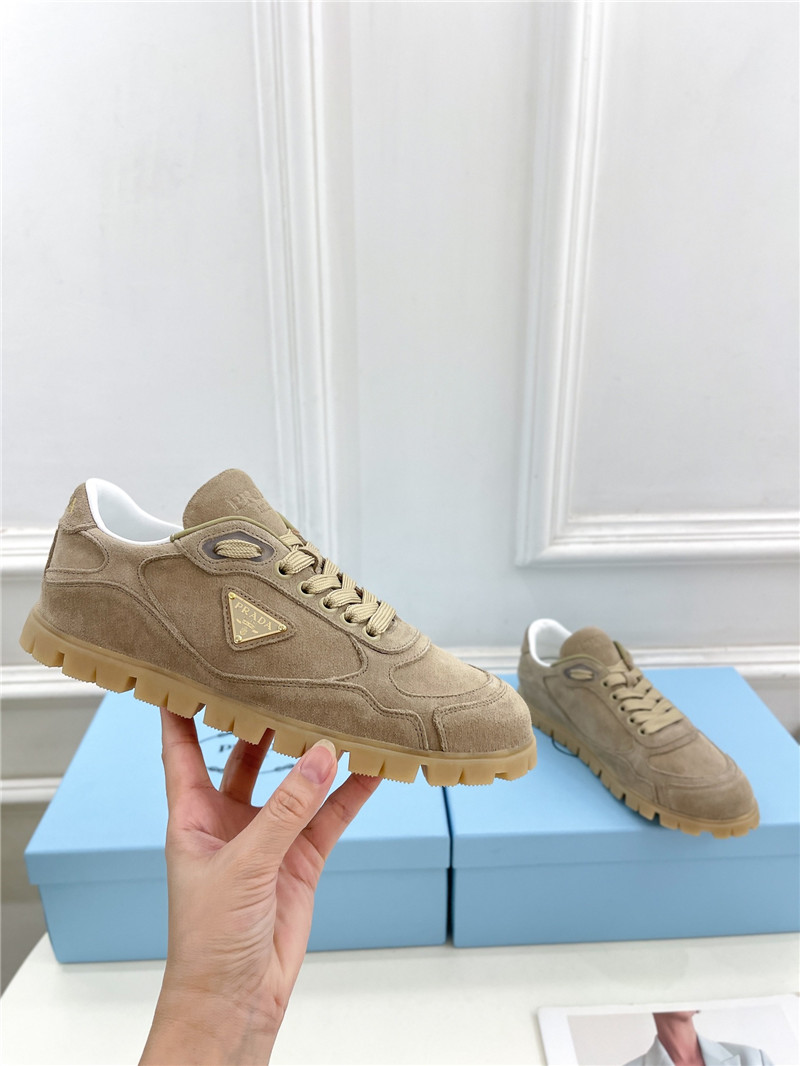 Pra*a faded suede sneakers