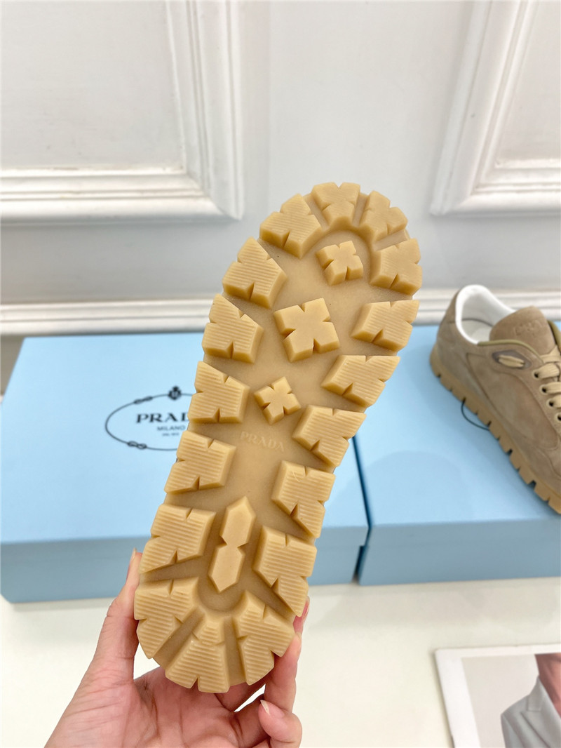 Pra*a faded suede sneakers