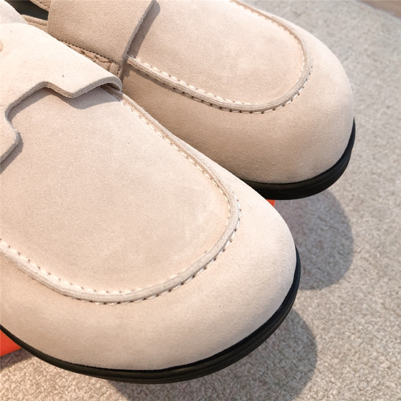 H**me5 go mule beige suede