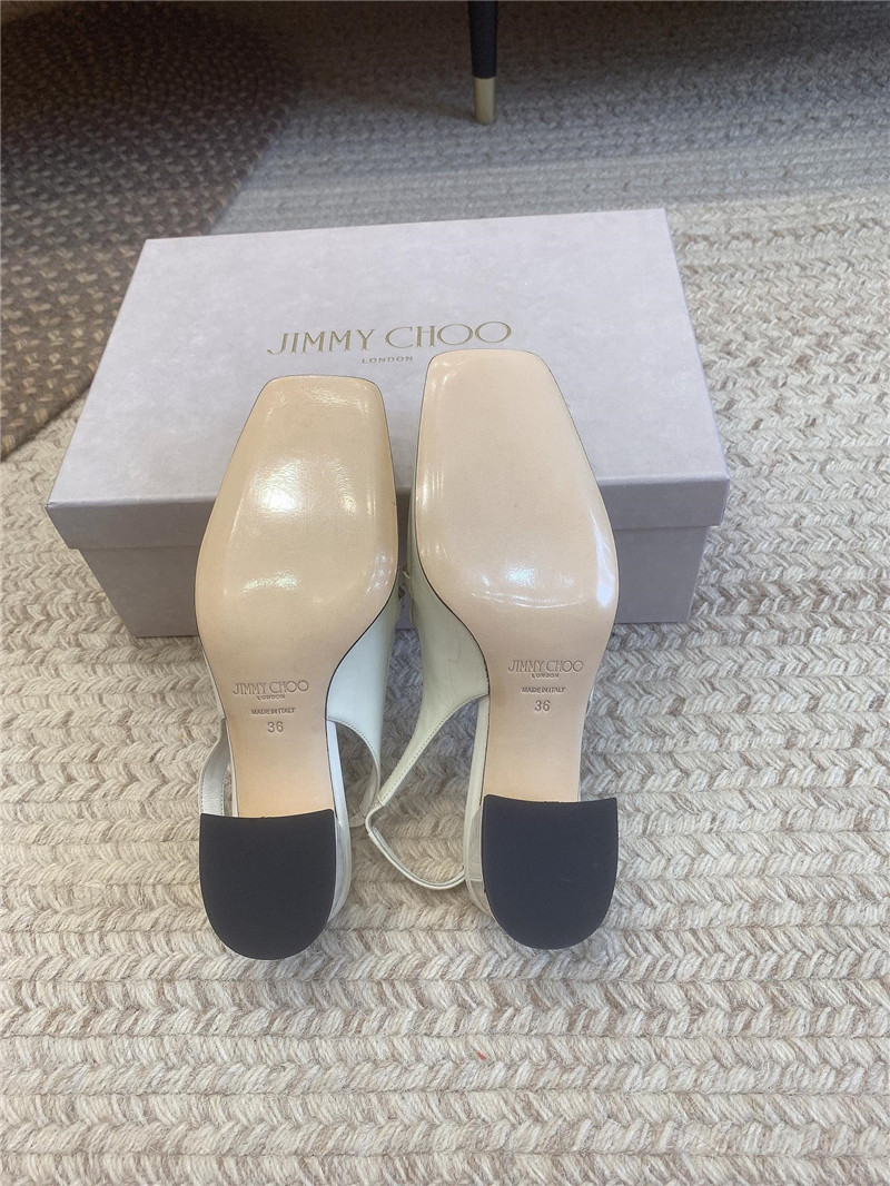J1m*y Ch00 new chain slingback sandals replica shoes
