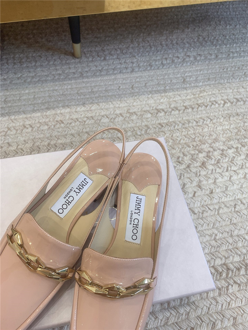 J1m*y Ch00 new chain slingback sandals replica shoes