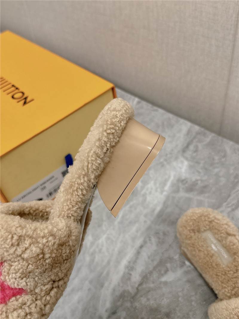 l0vis Vvtt0n paseo shearling comfort mule in ecru