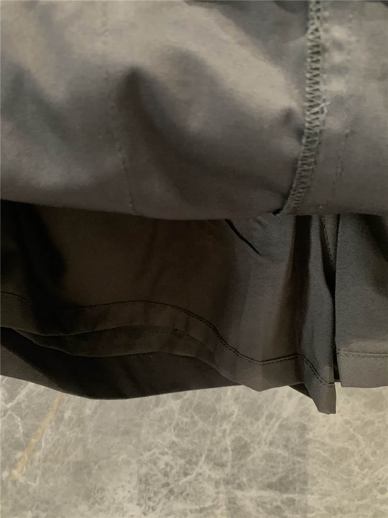 Pra*a metal buckle ribbon work skirt replicas clothes