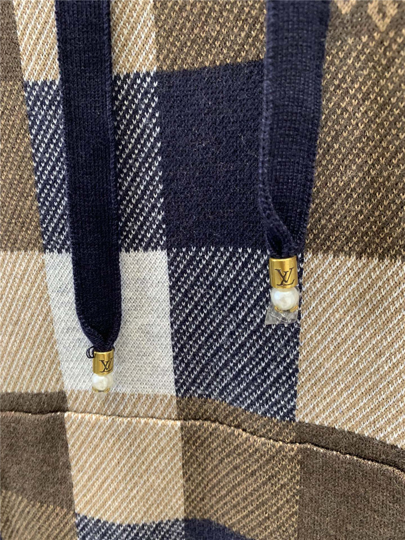 l0vis Vvtt0n lv jacquard knitted hoodie replica clothing sites