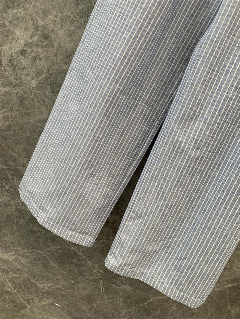 Ch**el striped casual trousers replica d&g clothing