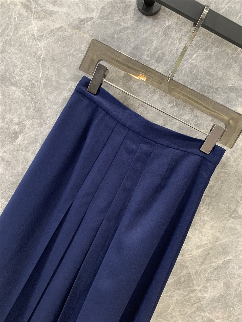 M1um1u logo pleated midi skirt replicas clothes