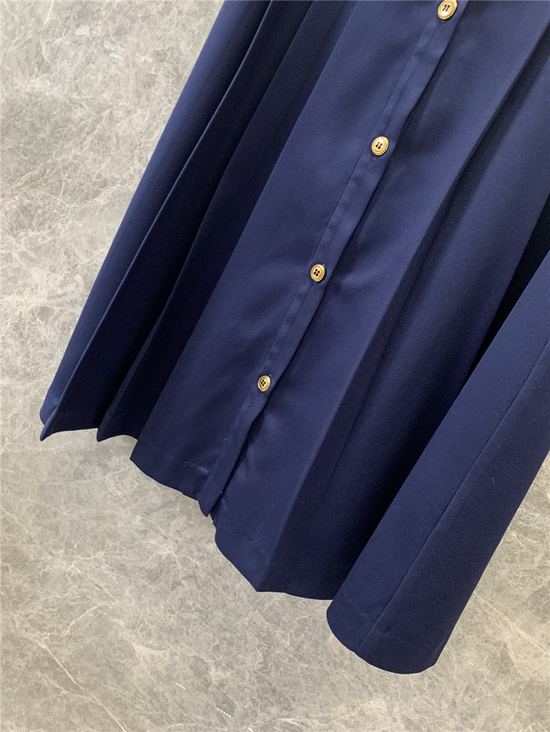 M1um1u logo pleated midi skirt replicas clothes