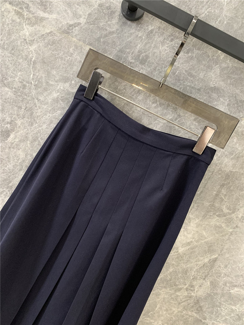 M1um1u logo pleated midi skirt replicas clothes
