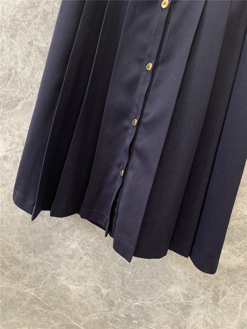 M1um1u logo pleated midi skirt replicas clothes