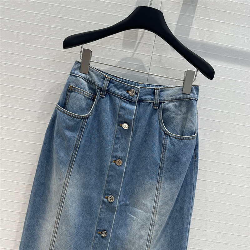 Moncler new denim long skirt replica clothes