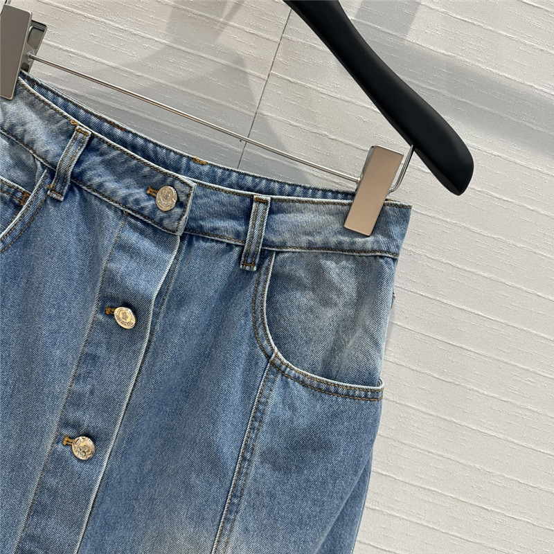 Moncler new denim long skirt replica clothes