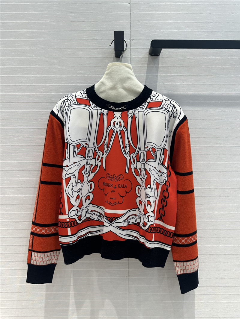 H**me5 patchwork knitted top replica clothes