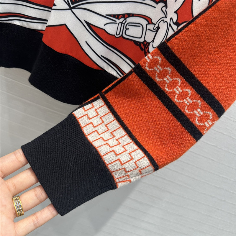 H**me5 patchwork knitted top replica clothes