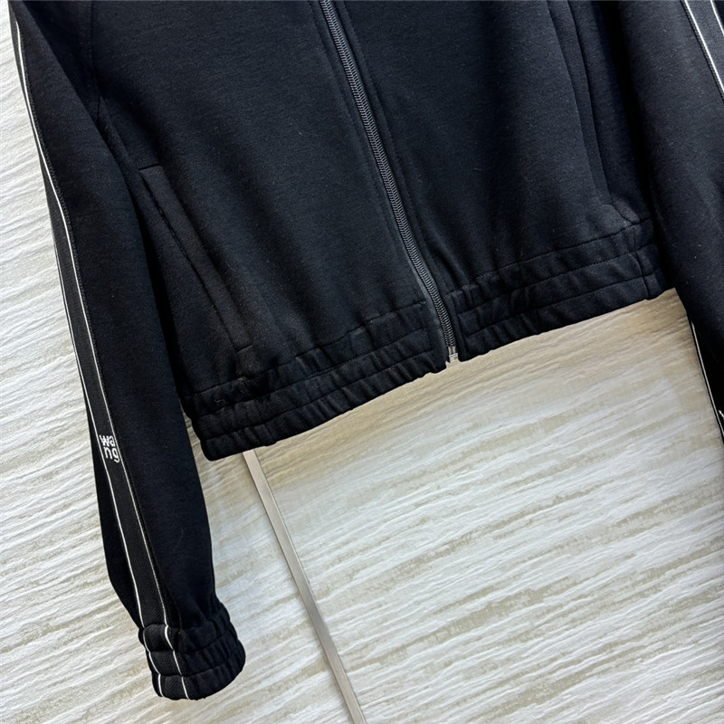 A1exa*der wang zipper sweatshirt + wide-leg pants set