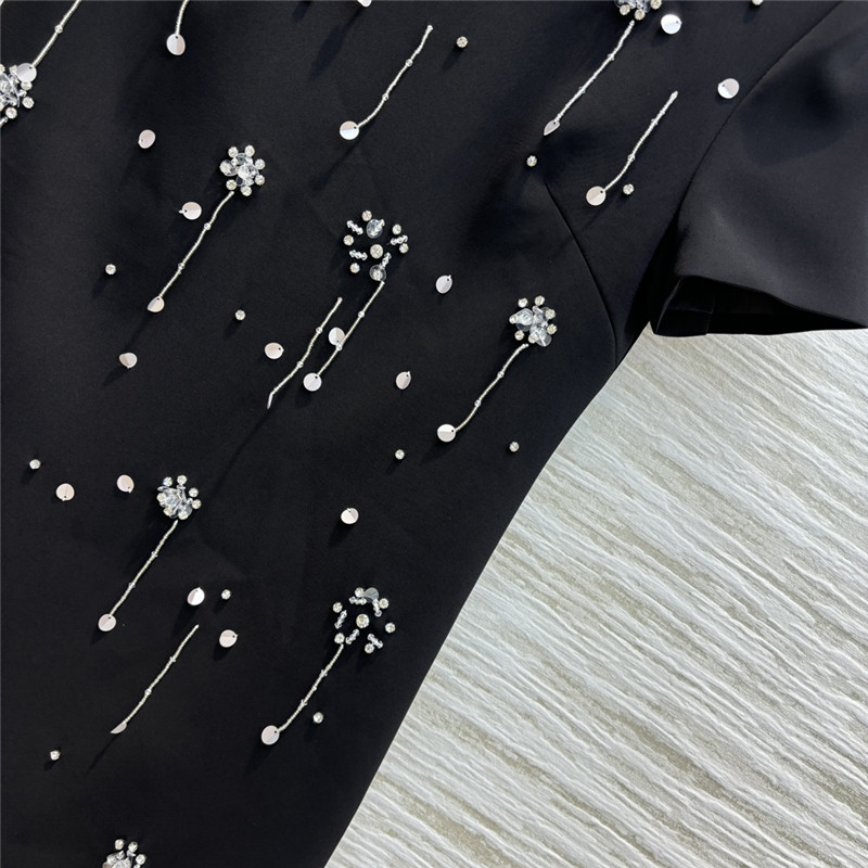 Pra*a short sleeve round neck dress replicas clothes