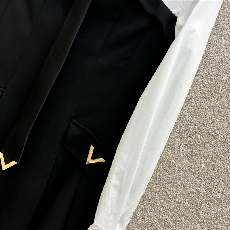 Va1e*ntin0 wrap chest pleated dress replica d&g clothing