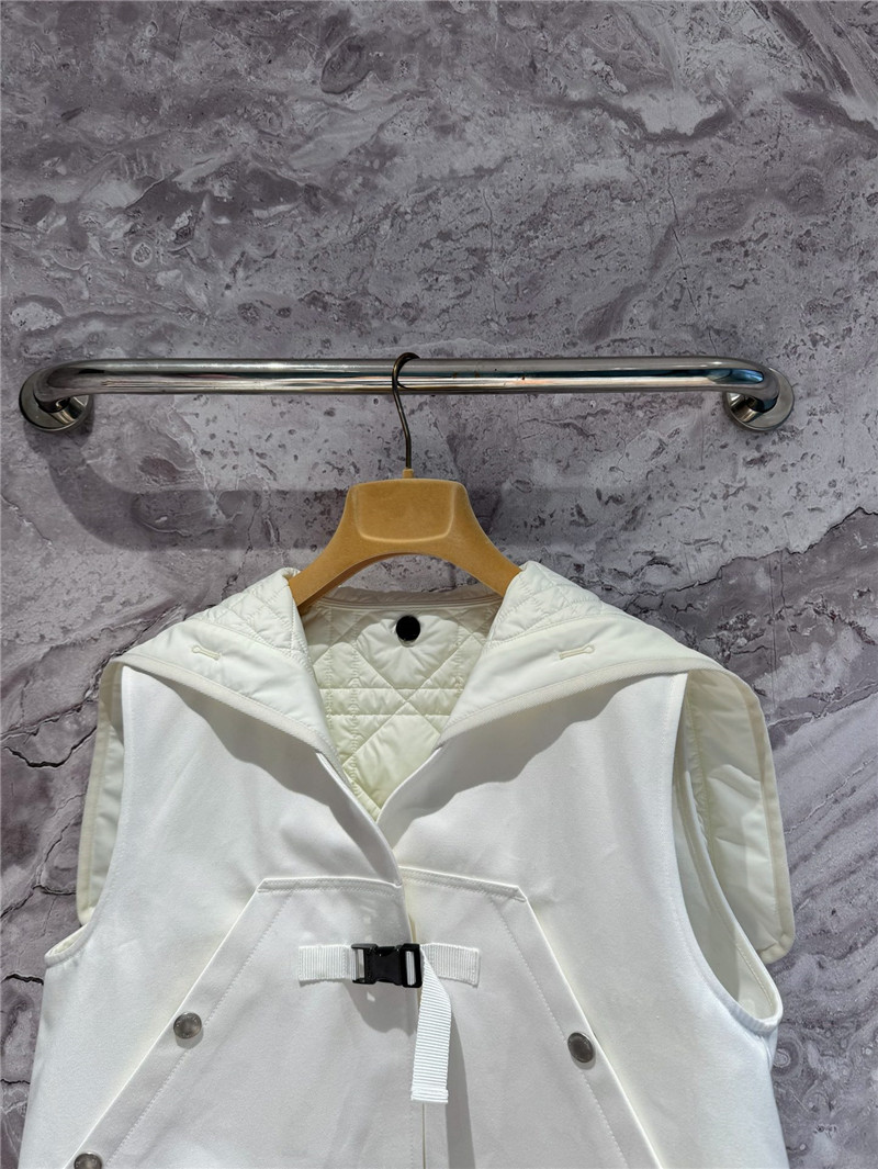 D10r navy collar padded vest replica d&g clothing