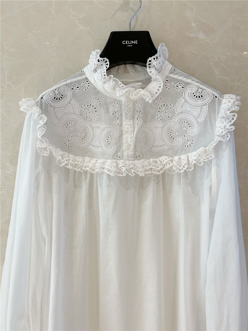 Ce1i*e lace collar shirt cheap replica designer clothes
