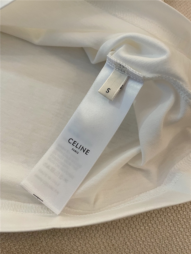 Ce1i*e triumph iconic print short-sleeved replica clothes