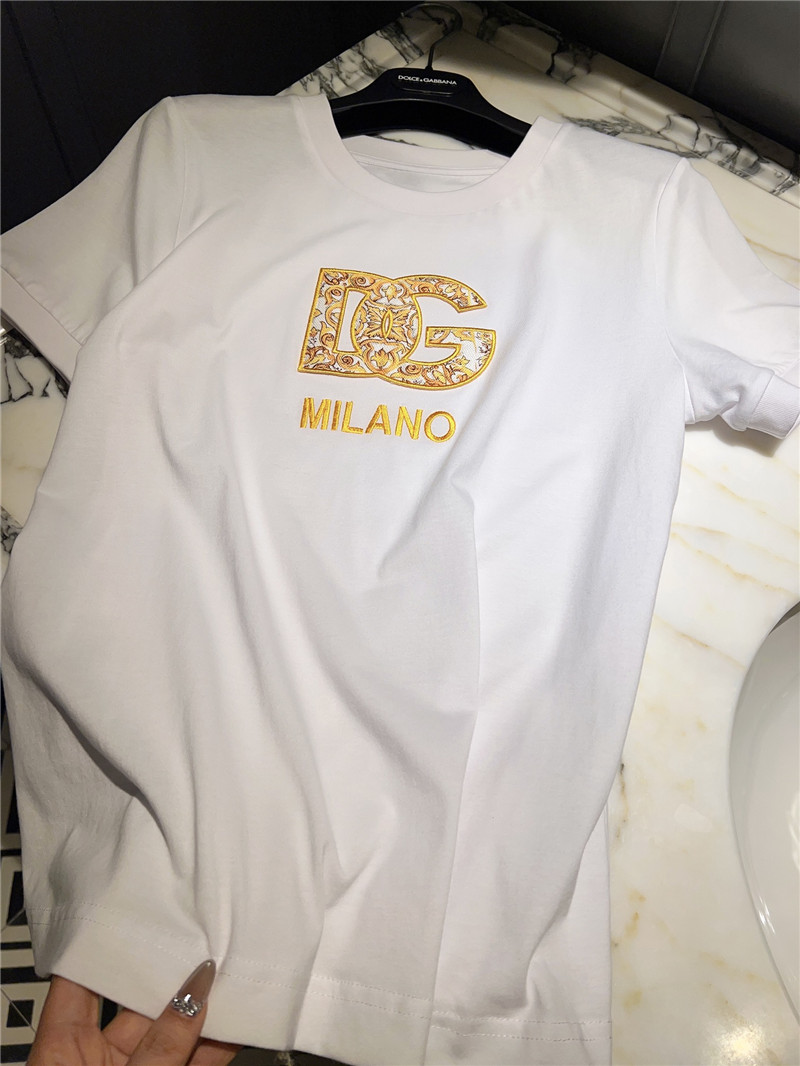 Dolce & Gabbana d&g positioning printing T-shirt replicas clothes