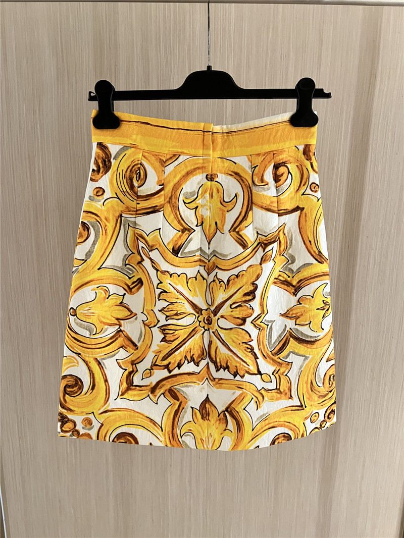 Dolce & Gabbana d&g jacquard fabric skirt replicas clothes
