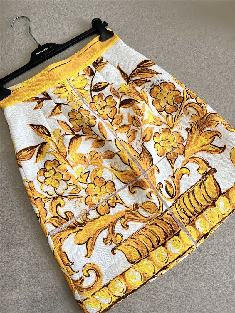 Dolce & Gabbana d&g jacquard fabric skirt replicas clothes