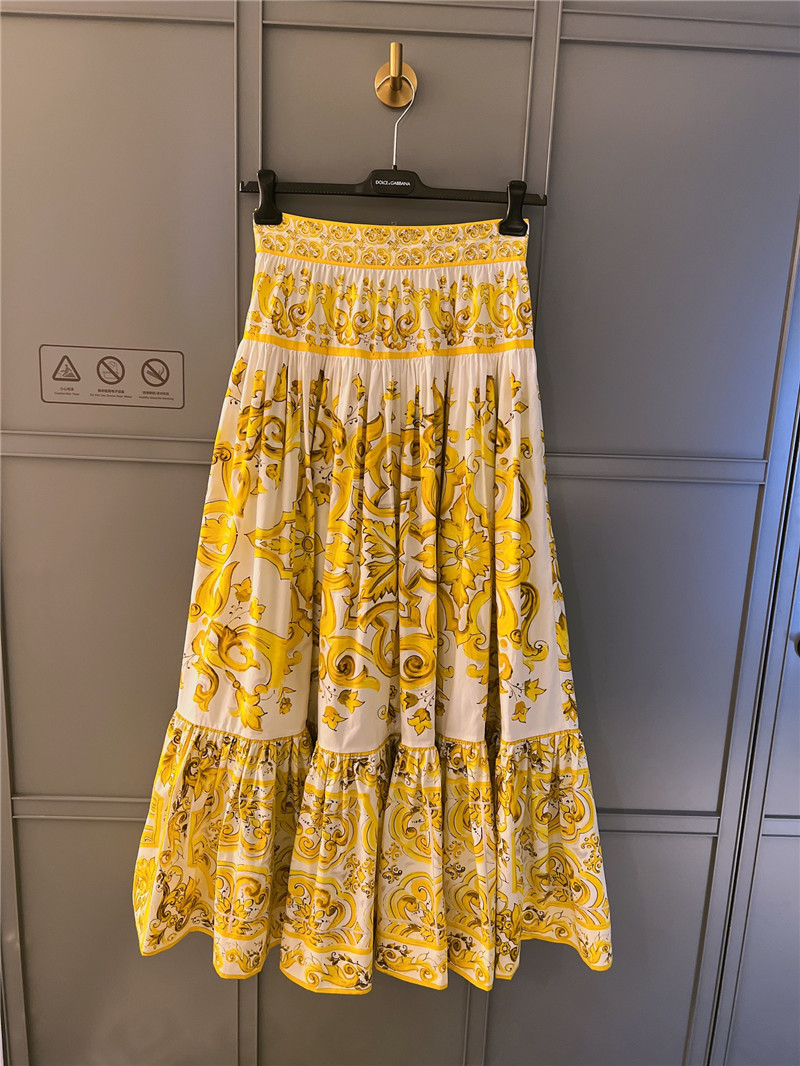 Dolce & Gabbana d&g glaze series long skirt replica clothes