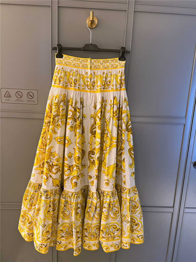 Dolce & Gabbana d&g glaze series long skirt replica clothes