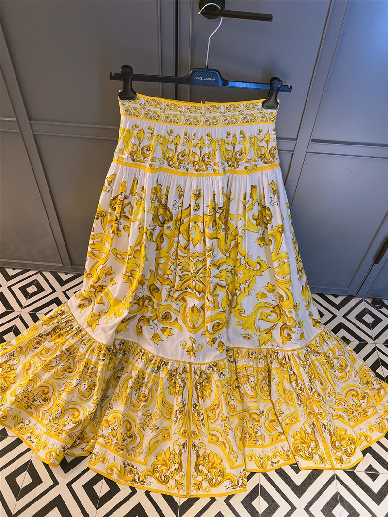 Dolce & Gabbana d&g glaze series long skirt replica clothes