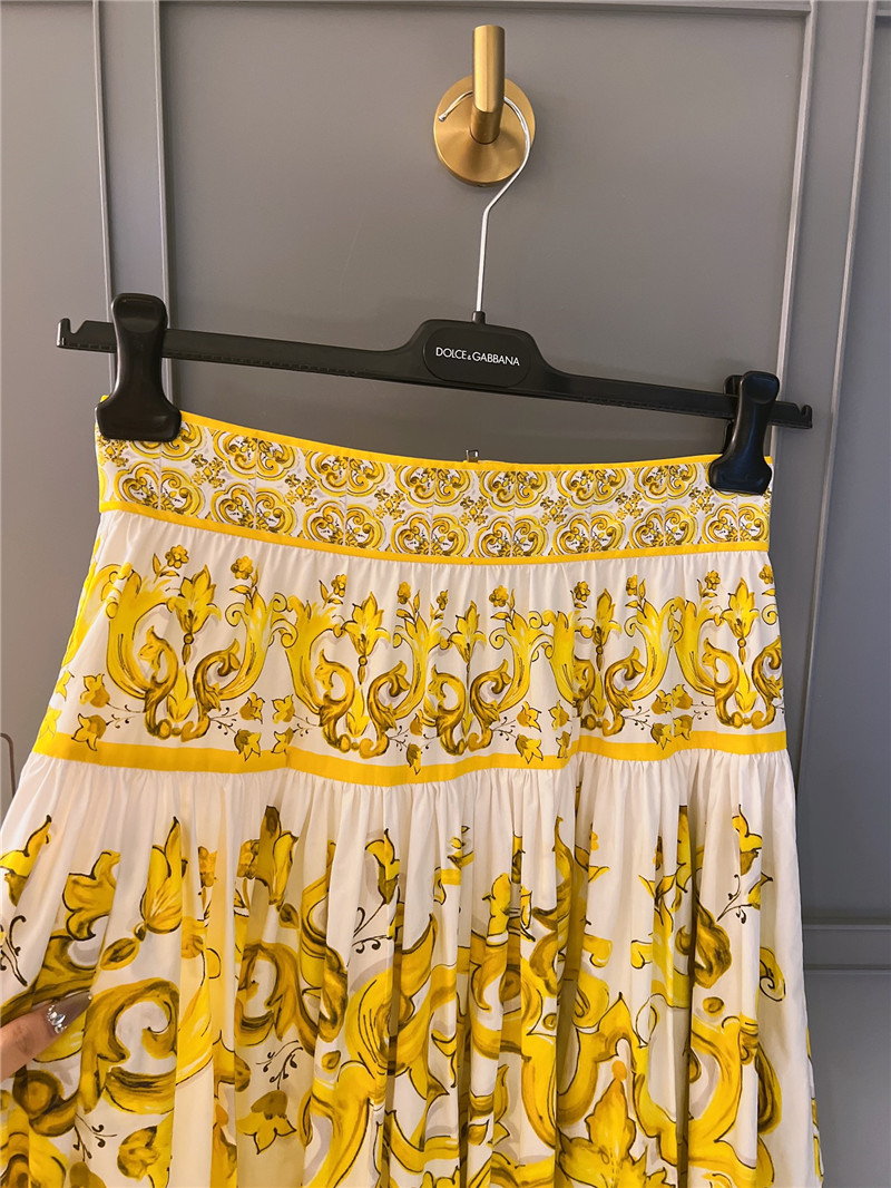 Dolce & Gabbana d&g glaze series long skirt replica clothes