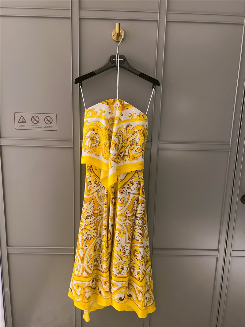 Dolce & Gabbana d&g tube top dress replica clothing