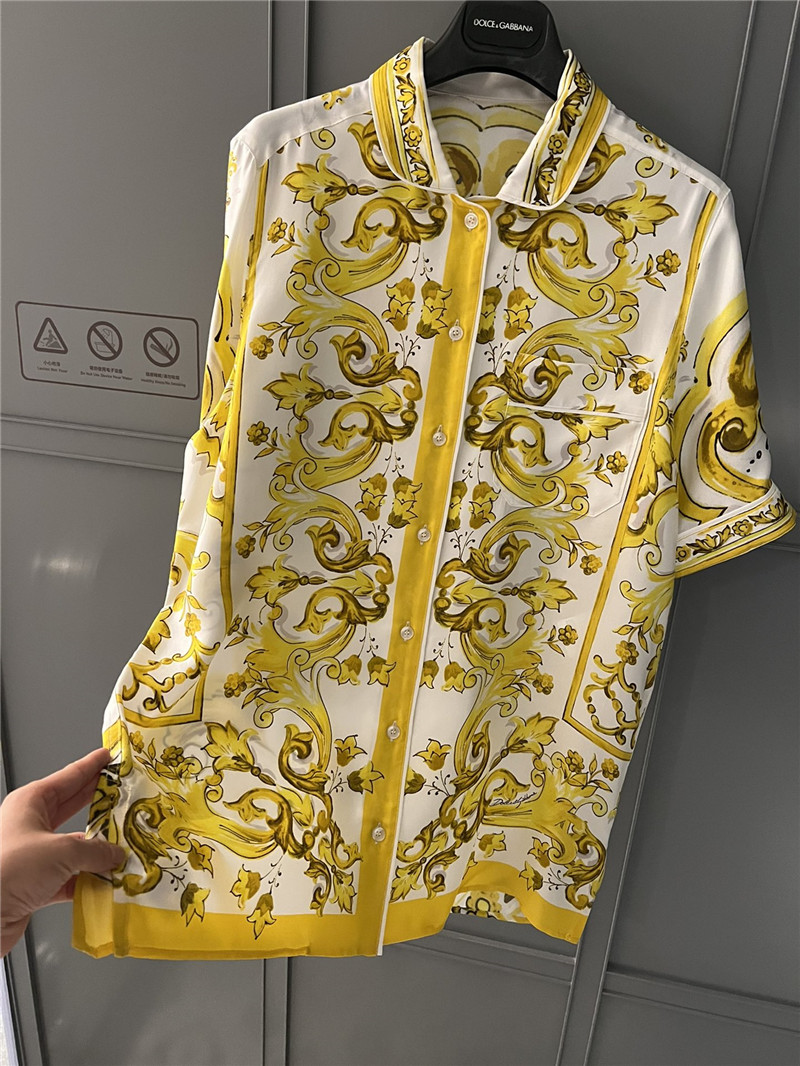 Dolce & Gabbana d&g glaze series short-sleeved top