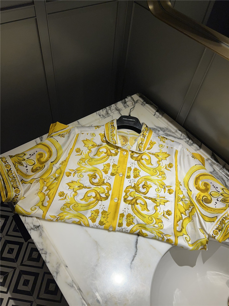 Dolce & Gabbana d&g glaze series short-sleeved top