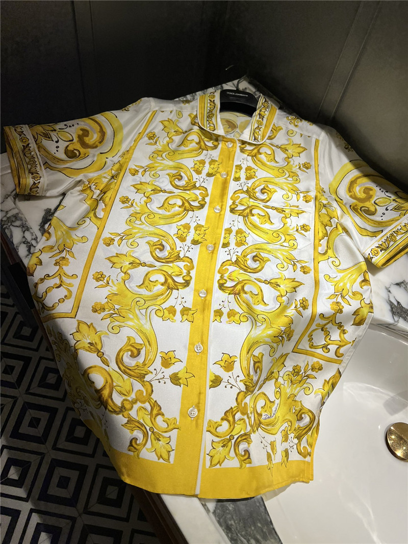 Dolce & Gabbana d&g glaze series short-sleeved top