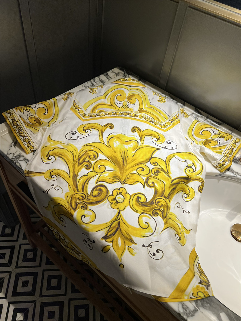 Dolce & Gabbana d&g glaze series short-sleeved top