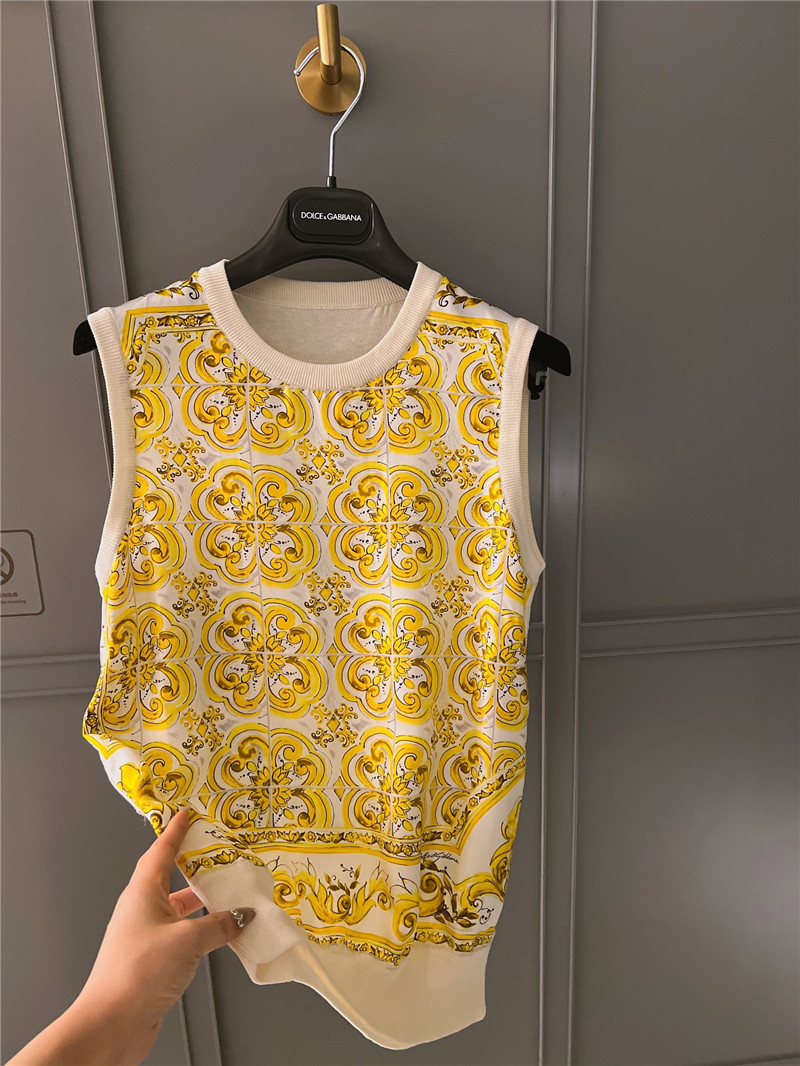 Dolce & Gabbana d&g silk two-piece replica clothing