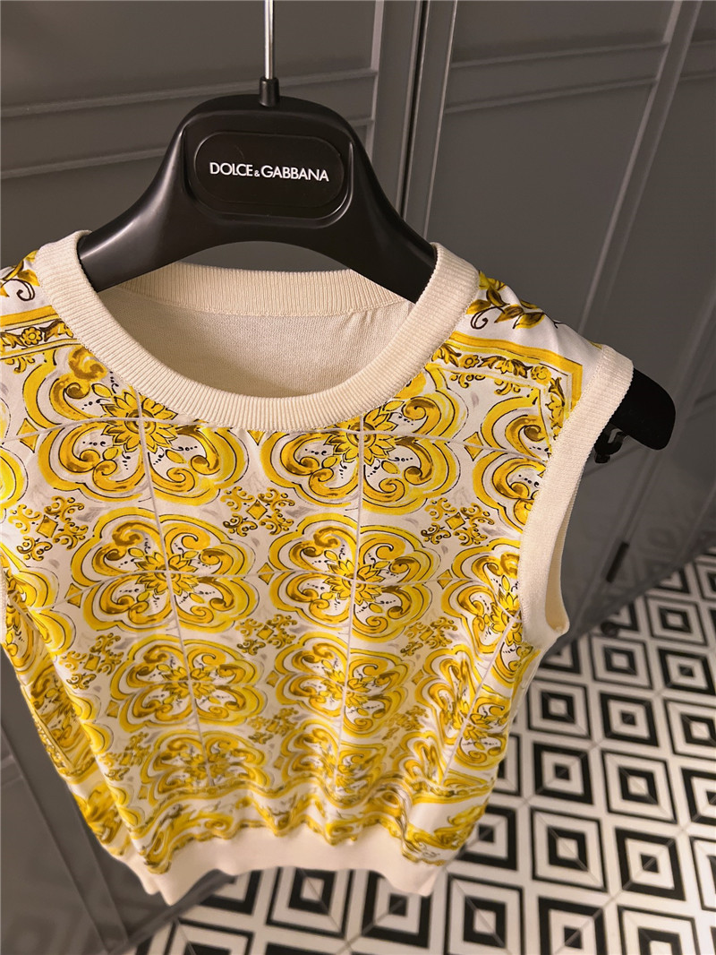 Dolce & Gabbana d&g silk two-piece replica clothing