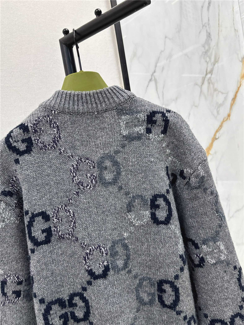 Gvc*1 logo woven loose cardigan replica designer clothes
