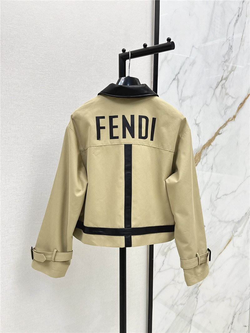 F**di short trench coat replica d&g clothing