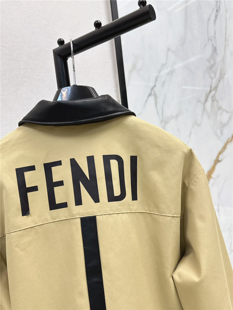 F**di short trench coat replica d&g clothing