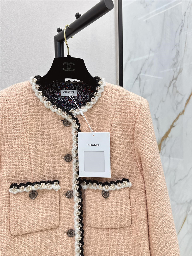 Ch**el new lace braided jacket replica clothing