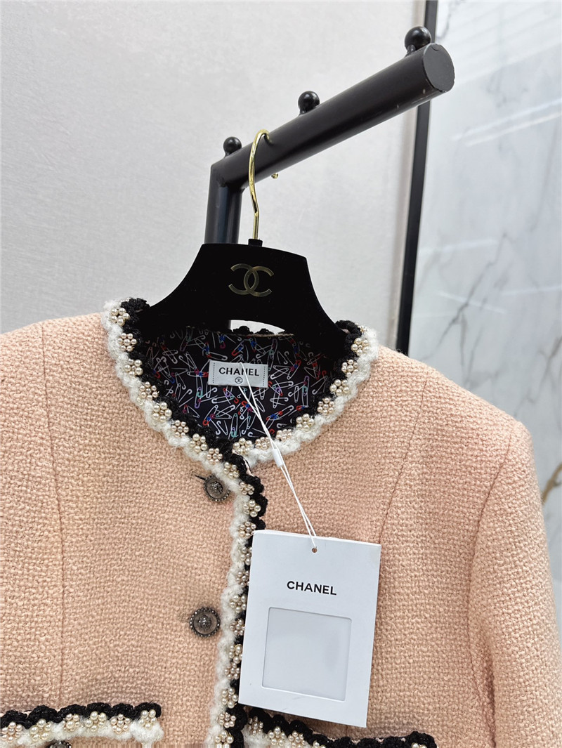 Ch**el new lace braided jacket replica clothing