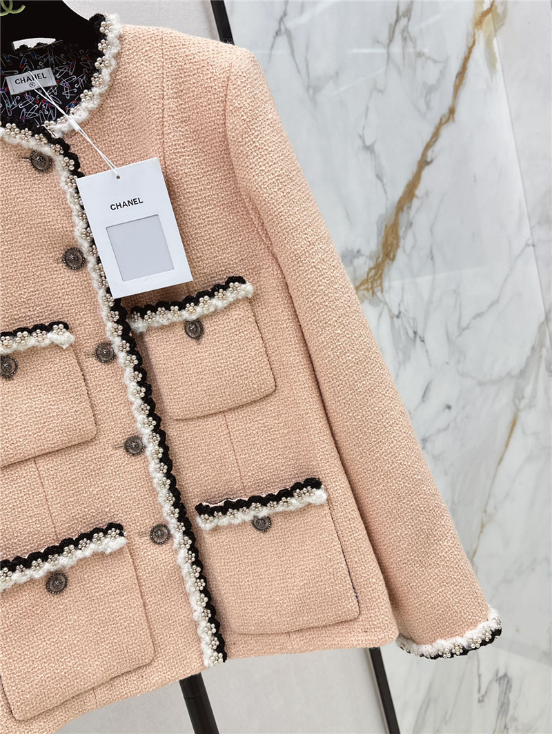 Ch**el new lace braided jacket replica clothing